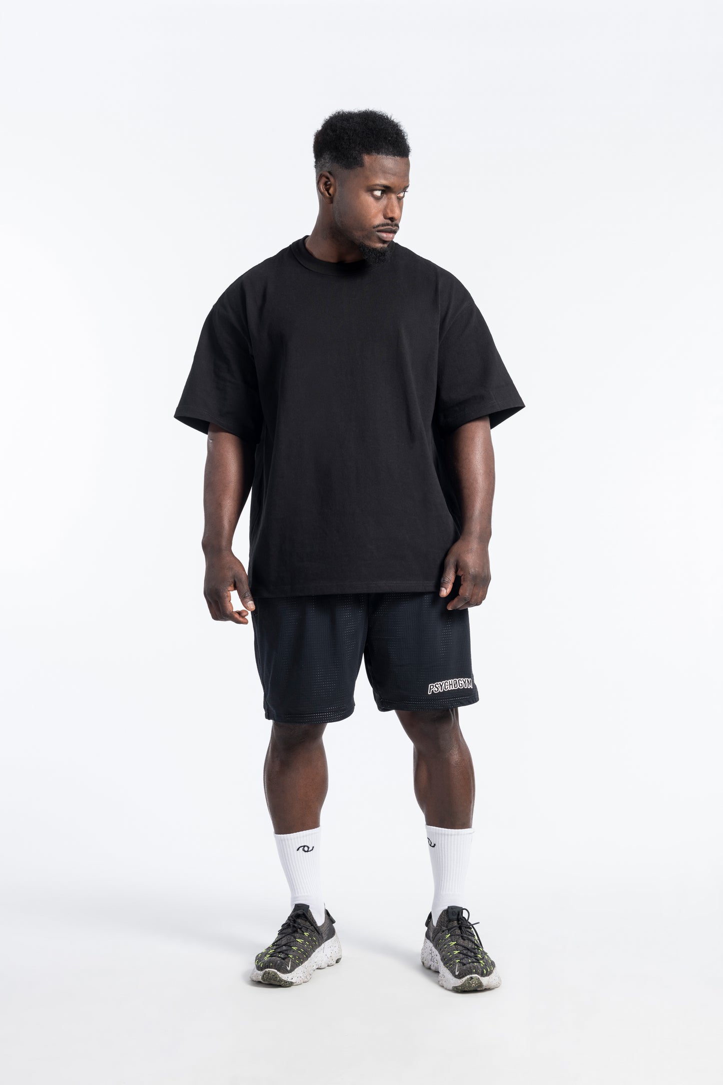 PSYCHOGYM Collection oversized t-shirt.