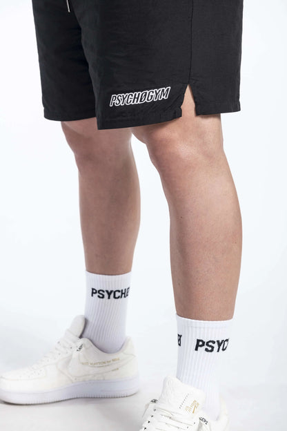 Zipper psycho short pants.