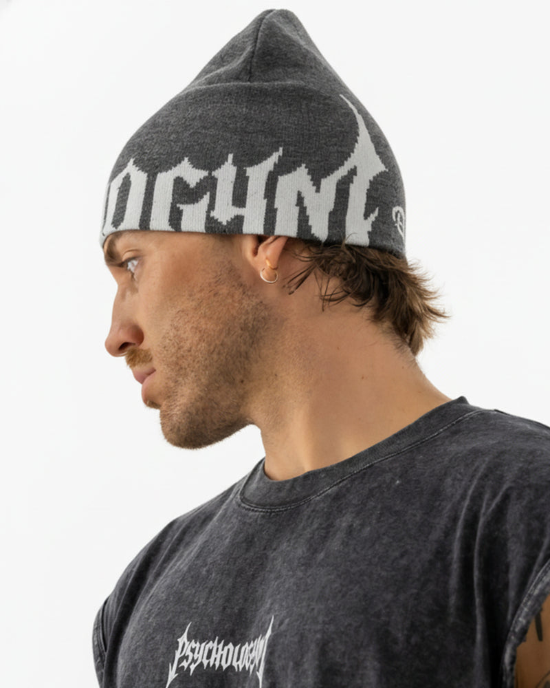 Y2K Beanie [Dark Grey]