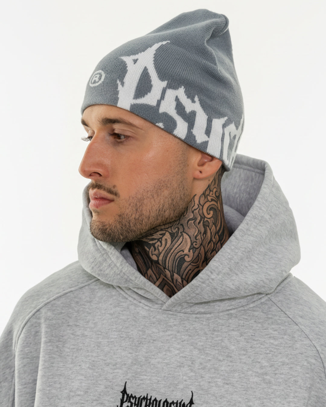 Y2K Beanie [Light Grey]