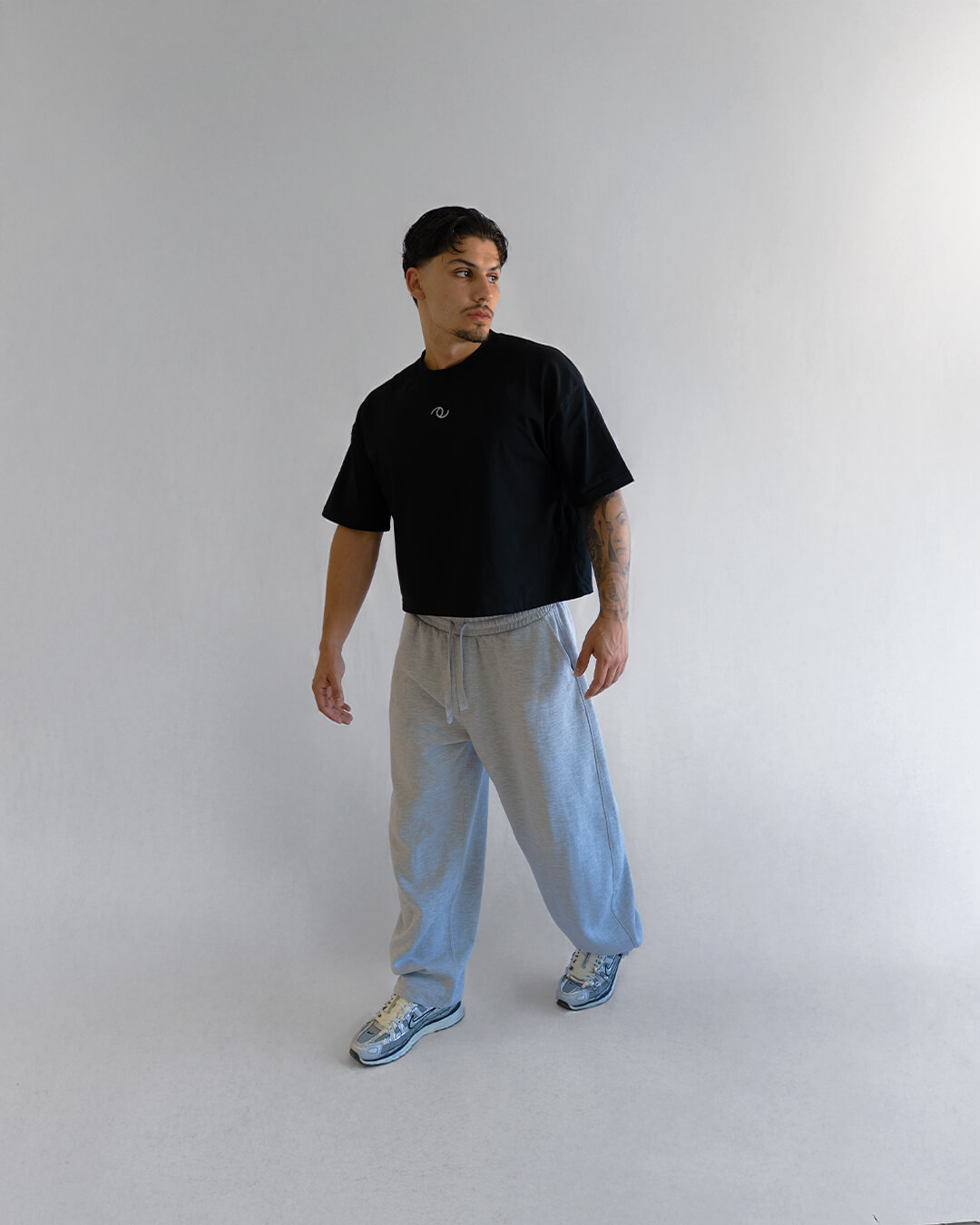 Ninja boxy tee [blvck]