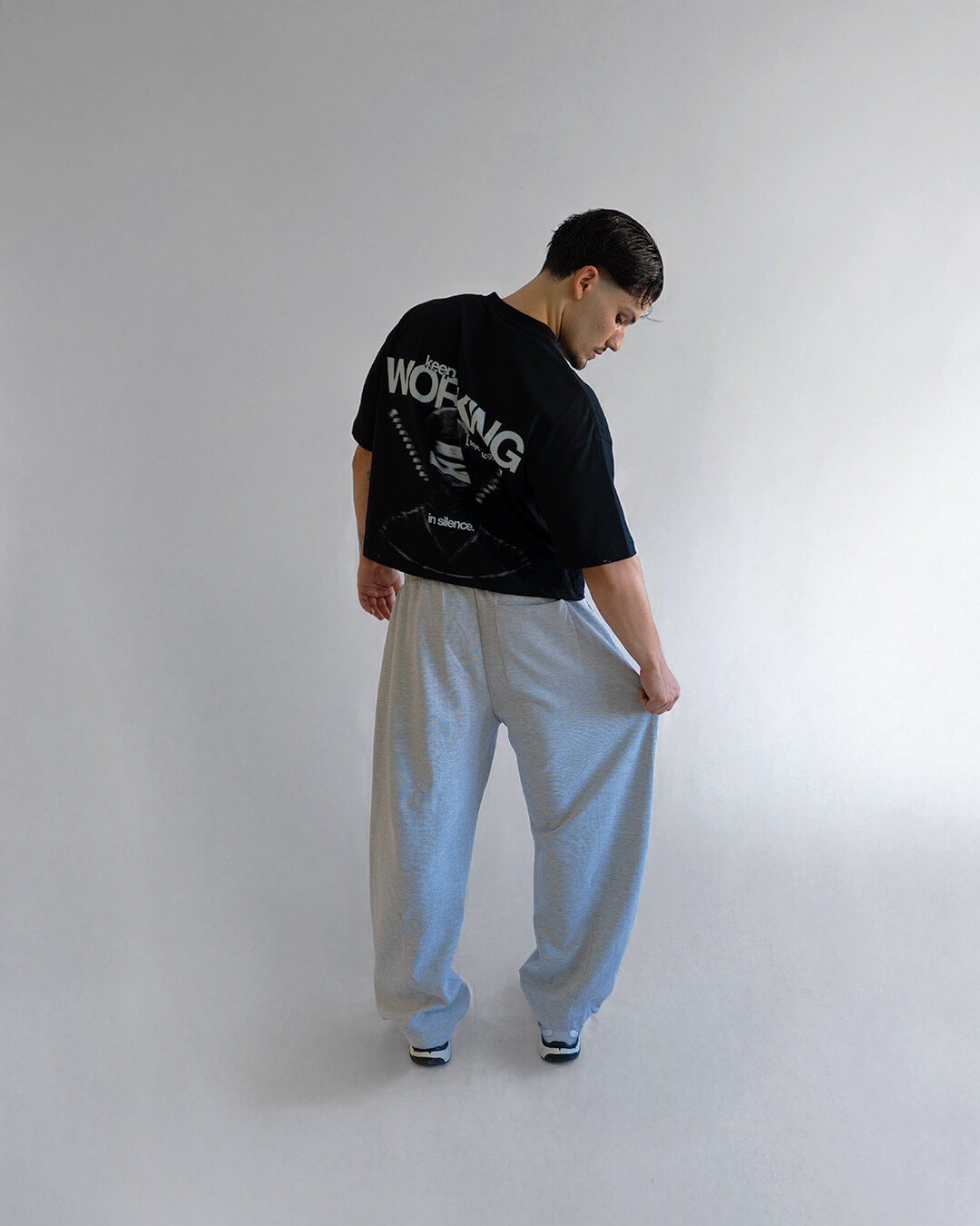 Ninja boxy tee [blvck]