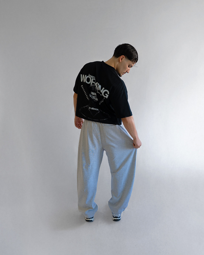 Ninja boxy tee [blvck]