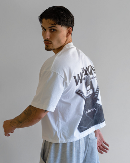 Ninja boxy tee [white]