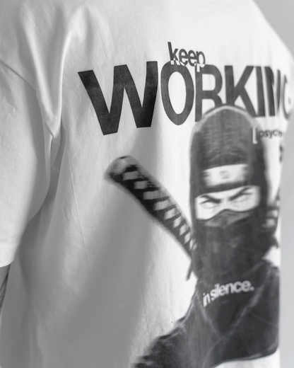 Ninja boxy tee [white]