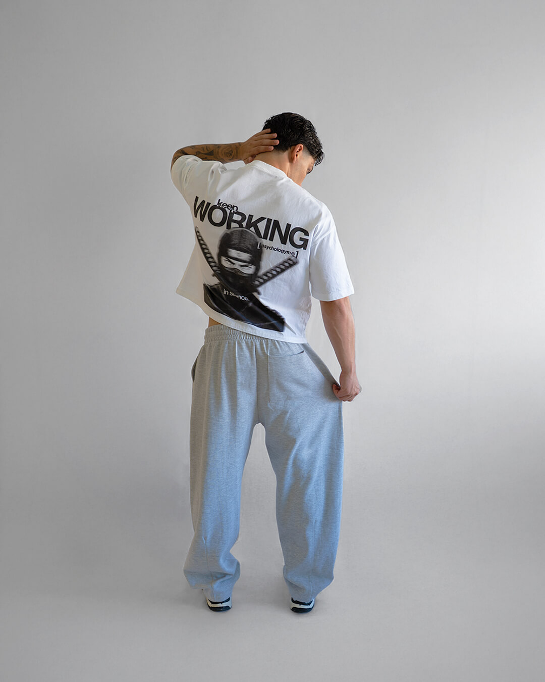 Ninja boxy tee [white]