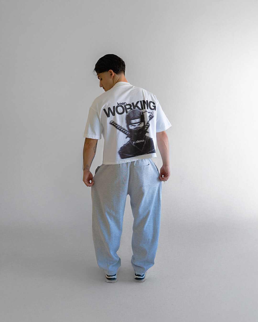 Ninja boxy tee [white]