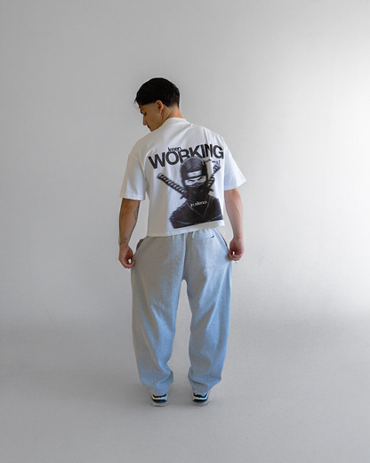 Ninja boxy tee [white]